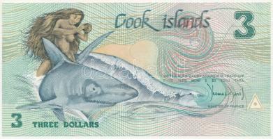 Cook-szigetek 1987. 3$ T:I Cook Islands 1987. 3 Dollars C:UNC Krause 3