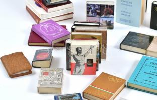 Nagy vegyes minikönyv tétel, kb. 50 db, vegyes témákkal, közte számos számozott példánnyal