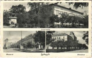 Gyöngyös, Orczy kastély, Hanisz tér, Gimnázium (EB)