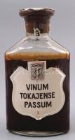 Vinum Tokajense Passum 5 puttonyos fehérbor gyógyszeres üvegben díszdoboz nélkül 0,5 l