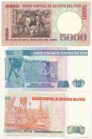 Peru 1985. 5000S + 1987. 10I + 50I T:I,I-
Peru 1985. 5000 Soles + 1987. 10 Intis + 50 Intis C:UNC,A...