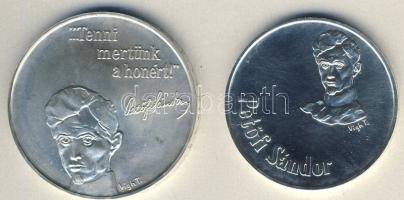 1973. 50Ft Ag + 100Ft Ag "Petőfi" T:BU