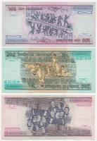 Brazília 1981-1984. 200C + 1984. 100C + 500C T:I,I-
Brasil 1981-1984. 200 Cruzeiros + 1984. 100 Cru...