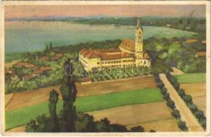 1939 Keszthely, Szent Terézke kármelita temploma és kolostora. Klösz Gy. és Fia s: Hollós Endre (EK)