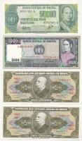 Vegyes: Brazília 1962. 5C (2x) + Bolívia 1982. 1000P + 1984. 50.000P T:I- Mixed: Brasil 1962. 5 Cruzeiros (2x) + Bolivia 1982. 1000 Pesos + 1984. 50.000 Pesos C:AU