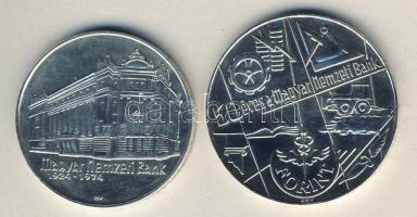 1974. 50Ft Ag + 100Ft Ag "50 éves az MNB" T:BU