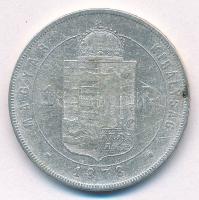 1879KB 1Ft Ag "Ferenc József / Középcímer" T:3
Adamo M15