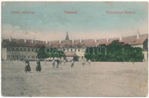 Temesvár, Timisoara; Erdélyi kaszárnya. Gerő Manó kiadása / Siebenbürger Kaserne / Transylvanian military barrack (EK)