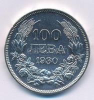 Bulgária 1930BP 100L Ag "III. Borisz" Budapest T:2,2- Bulgaria 1930BP 100 Leva Ag "Bo...