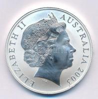 Ausztrália 2003. 1$ Ag II. Erzsébet / Kenguru T:1 Australia 2003. 1 Dollar Ag Elisabeth II / Kangaroo C:UNC Krause KM#798