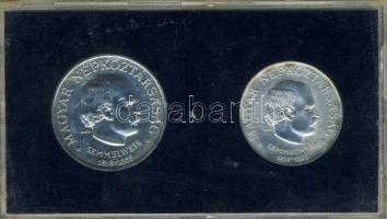 1968. 50Ft Ag + 100Ft Ag "Semmelweis" pár T:BU