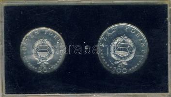 1968. 50Ft Ag + 100Ft Ag "Semmelweis" pár T:BU