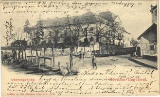 1902 Ungvár, Uzshorod, Uzhorod; Vármegyeház. Székely és Illés kiadása / county hall