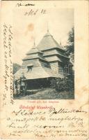 1903 Uzsok, Uzhok; Görög katolikus templom. Klein Jenő felvétele és kiadása / church (EK)