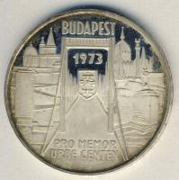 1973. "Pest-Buda-Óbuda" Ag emlékérem 25g T:exPP