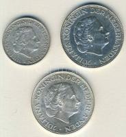 Hollandia 1960. 2 1/2G Ag "Julianna" (2x) + 1956. 1G Ag T:2