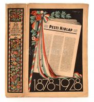 1928 Az 50 éves Pesti Hirlap jubileumi albuma 1878-1928. Budapest, 1928, Légrády-Testvérek, 1072 p. Szövegközti és egész oldalas képekkel igen gazdagon illusztrálva. A borító Végh Gusztáv munkája. Kiadói papírborítóban.