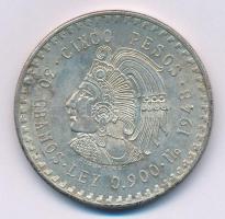 Mexikó 1948. 5P Ag T:1- patina Mexico 1948. 5 Pesos Ag C:AU patina  Krause KM# 465