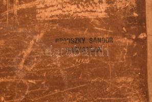 Jelzés nélkül: Hegyvidéki táj. Akvarell, ceruza, karton. Hátoldalán Brodszky Sándor hagyatéki bélyeg...