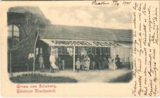 1901 Vízakna, Salzburg, Ocna Sibiului; Seiser cukrászda / Conditorei / confectionery shop