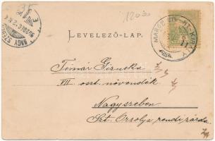 1902 Nagyszeben, Hermannstadt, Sibiu; Julius Boda cukrászda, terasz / Conditorei / confectionery sho...