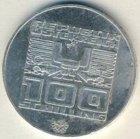 Ausztria 1976. 100Sch Ag "Olimpia-Innsbruck" T:2