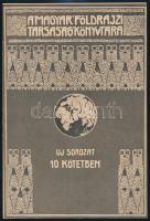 1930 A Magyar Földrajzi Társaság 10 kötetes új sorozatának képes ismertető füzete, jó állapotban, 16p