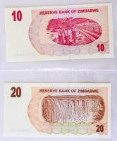 Zimbabwe 1994-2009. 1c - 100.000.000.000.000$ (61xklf) kisalakú berakólapokra rendezve T:I
Zimbabwe...