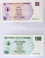 Zimbabwe 1994-2009. 1c - 100.000.000.000.000$ (61xklf) kisalakú berakólapokra rendezve T:I
Zimbabwe...