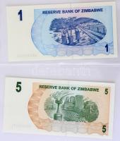 Zimbabwe 1994-2009. 1c - 100.000.000.000.000$ (61xklf) kisalakú berakólapokra rendezve T:I
Zimbabwe...