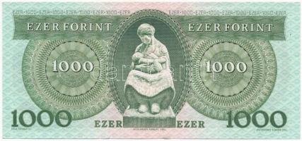 1996. 1000Ft "E 89230441" T:III szép papír
Adamo F48