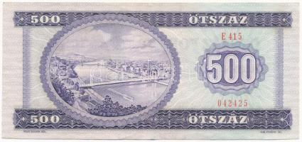 1990. 500Ft "E 415 042425" T:III szép papír 
Adamo F43