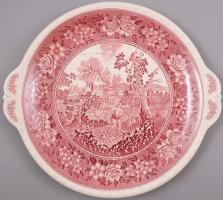 Villeroy & Boch Mettlach Rusticana porcelán tál, máz alatti matricás mintával, jelzett, minimális kopással. 32x29 cm
