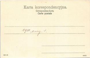 1911 Zakopane, Zagróda góralska / Polish folklore, cottage, highlander farm