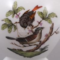 Herendi Rothschild mintás váza, kézzel festett, jelzett, apró kopásnyomokkal, m: 20,5 cm