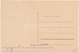 Pola, Pula; Schulung der K.u.K. Kriegsmarine Marine Taucher. F.W. Schrinner, Phot. Alois Beer 1916. ...
