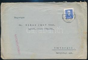 1933 Dr. Steuer György: A német kisebbség és a revízió - Rachel siralma, nyomtatvány a szerző által ...