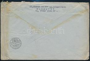 1933 Dr. Steuer György: A német kisebbség és a revízió - Rachel siralma, nyomtatvány a szerző által ...