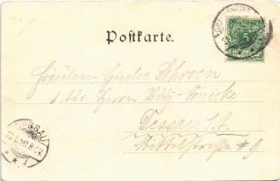 1899 Drachenfels, Blick auf Nonnenwerth u. Drachenfels (EK)