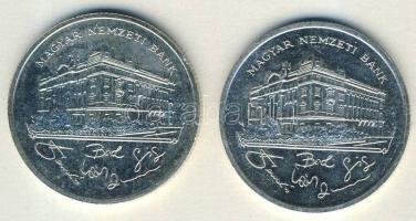 1992. 200Ft Ag "MNB" (2x) T:BU,2