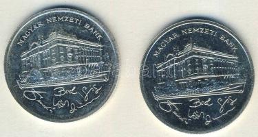 1992. 200Ft Ag "MNB" (2x) T:BU,2