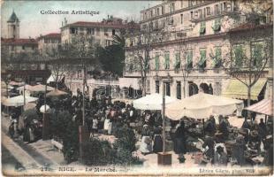 1906 Nice, Nizza; Le Marché / market (EK)