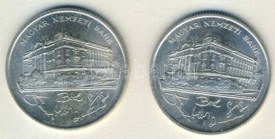 1993. 200Ft Ag "MNB" (2x) T:BU,2