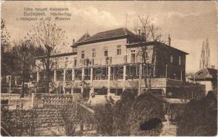 1927 Budapest II. Hűvösvölgy, Tátra helyett Holzspach étterem. Hidekúti út 107.