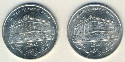 1993. 200Ft Ag "MNB" (2x) T:BU,2