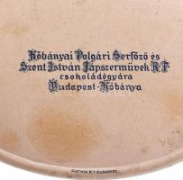 cca 1930 A Kőbányai Polgári Serfőző Szent István Tápszerművek Rt. csokoládégyára Szent István likőr ...