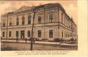 1915 Sátoraljaújhely, Carolineum római katolikus leánynevelő intézet és polgári leányiskola a szatmári irgalmas nővérek vezetése alatt