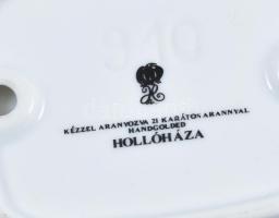 Hollóházi Szász Endre által tervezett mintával díszített porcelán tálka. matricás, jelzett, hibátlan...