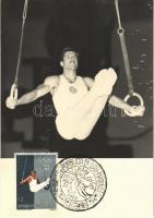 Giochi XVII Olimpiade Roma 1960 / 1960 Summer Olympics, Games of the XVII Olympiad in Rome, gymnastics, rings + 1960 Repubblica di San Marino So. Stpl.