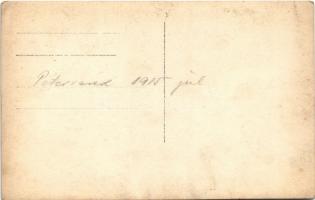 1915 Pétervárad / WWI Austro-Hungarian K.u.K. military, artillery at Grad Petrovaradin. photo (fl)